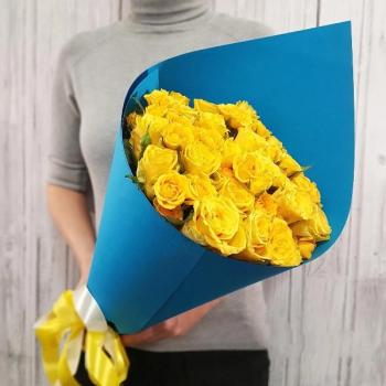 Желтые розы (артикул букета: 128184)